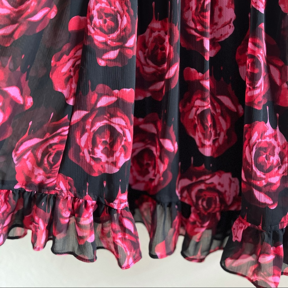 Floral, Frilled Summer Dress